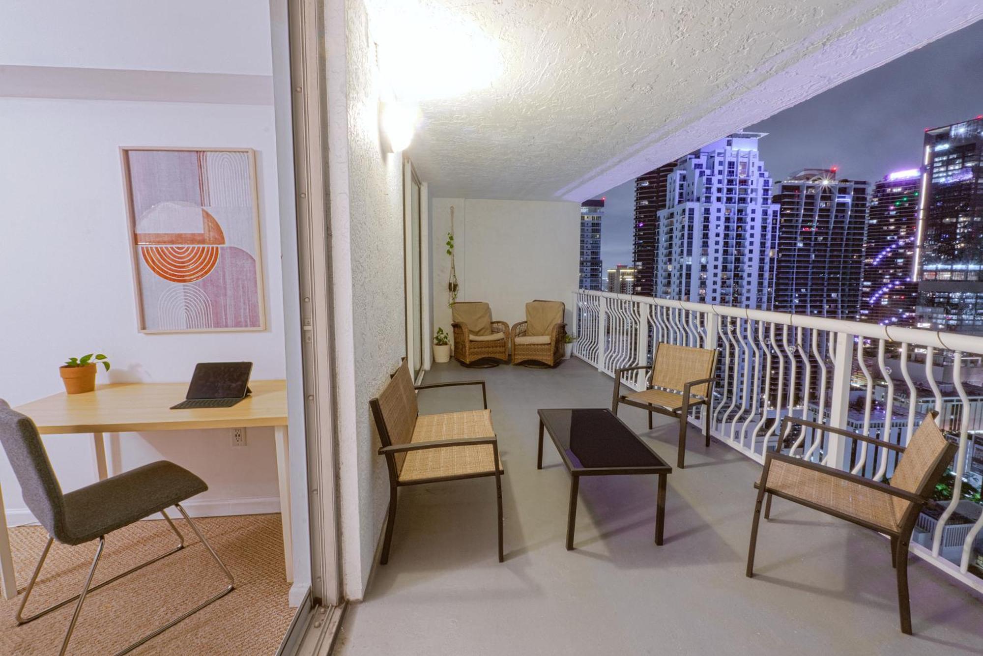 4 Bed Full Condo In Miami With Skyline & Sea View Extérieur photo